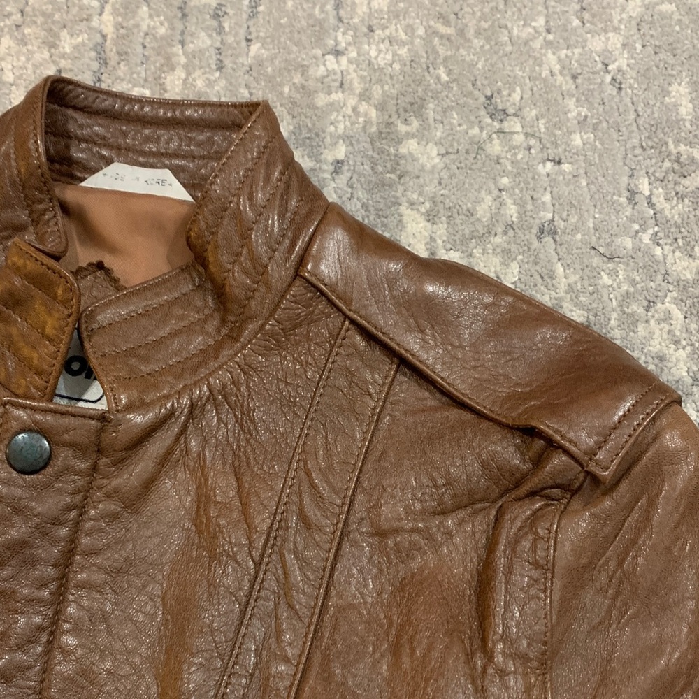 Brown Leather Jacket - image 5